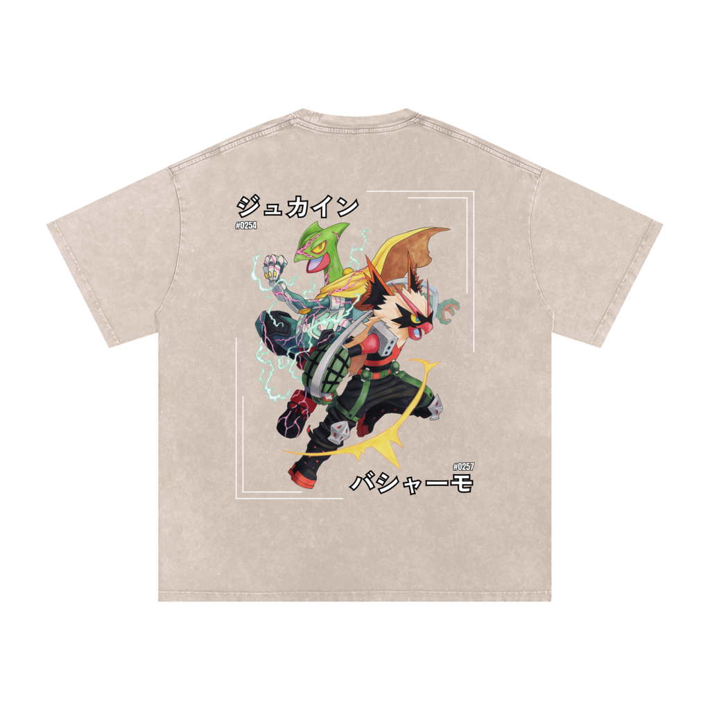 Fated Rivals (Back) - Oversized Cotton Tee