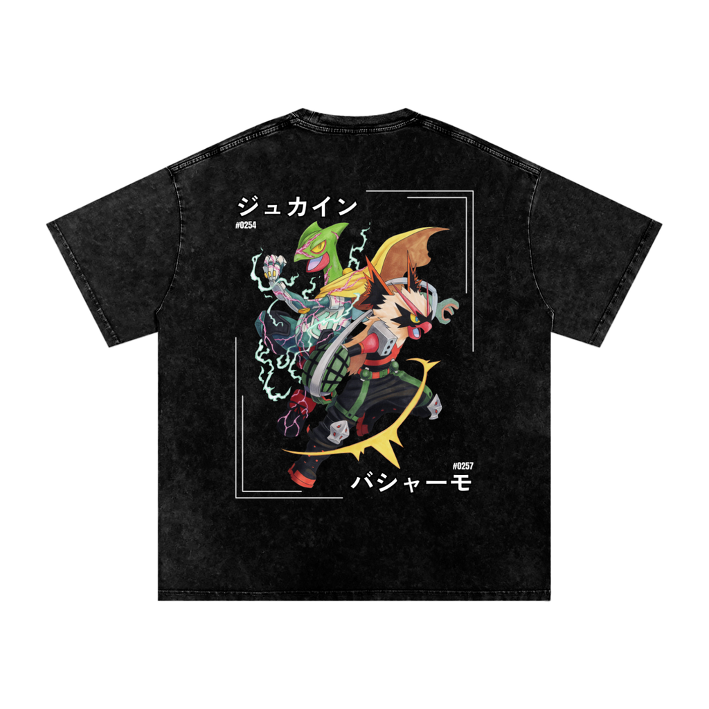 Fated Rivals (Back) - Oversized Cotton Tee