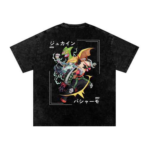 Fated Rivals (Back) - Oversized Cotton Tee
