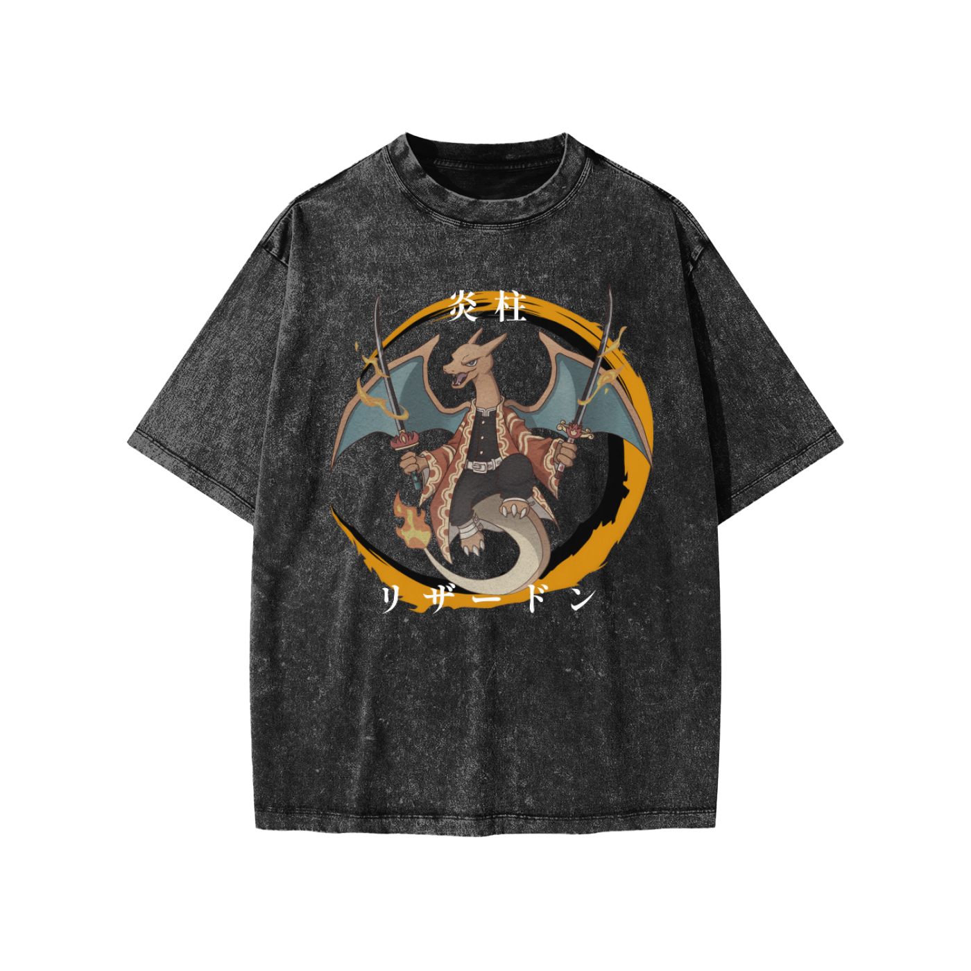 Flame Hashira Kid's - Oversized Tee