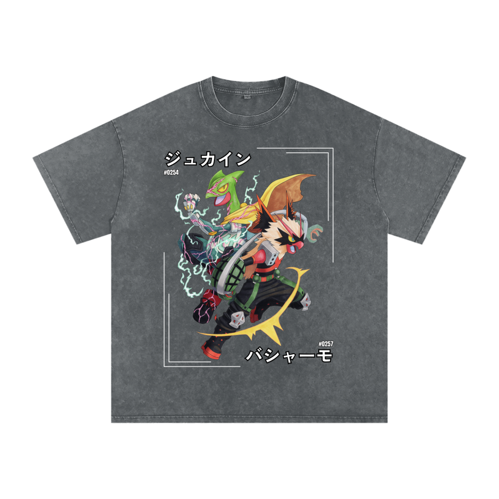 Fated Rivals (Front) - Oversized Cotton Tee